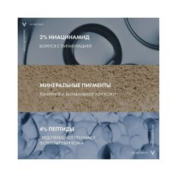 Невесомый тонирующий солнцезащитный флюид для лица против признаков фотостарения Vichy UV-Age Daily SPF 50+, 40 мл