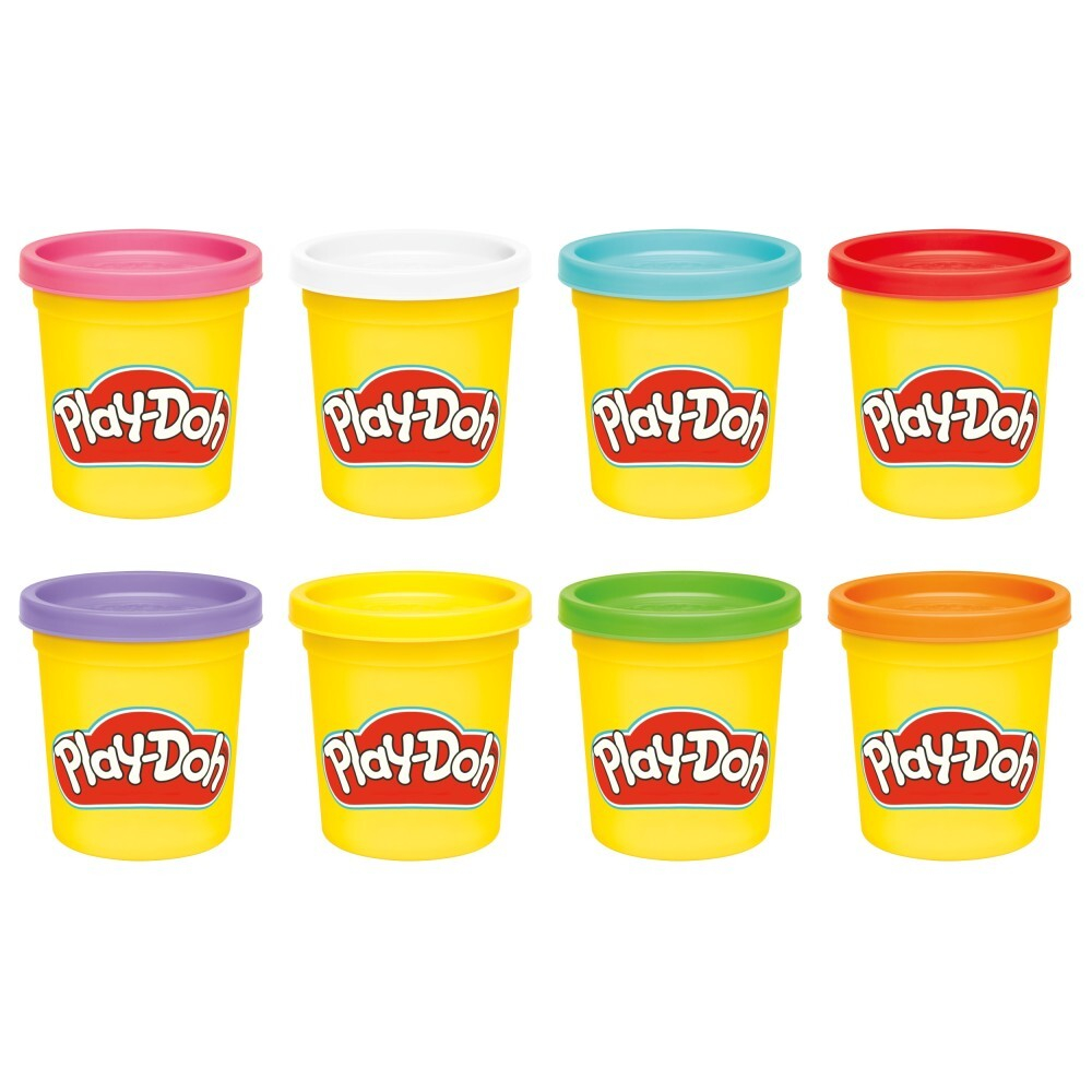 Play-Doh Ciastolin Rainbow Colours 8-PAK Многоразовые тюбики G0691
