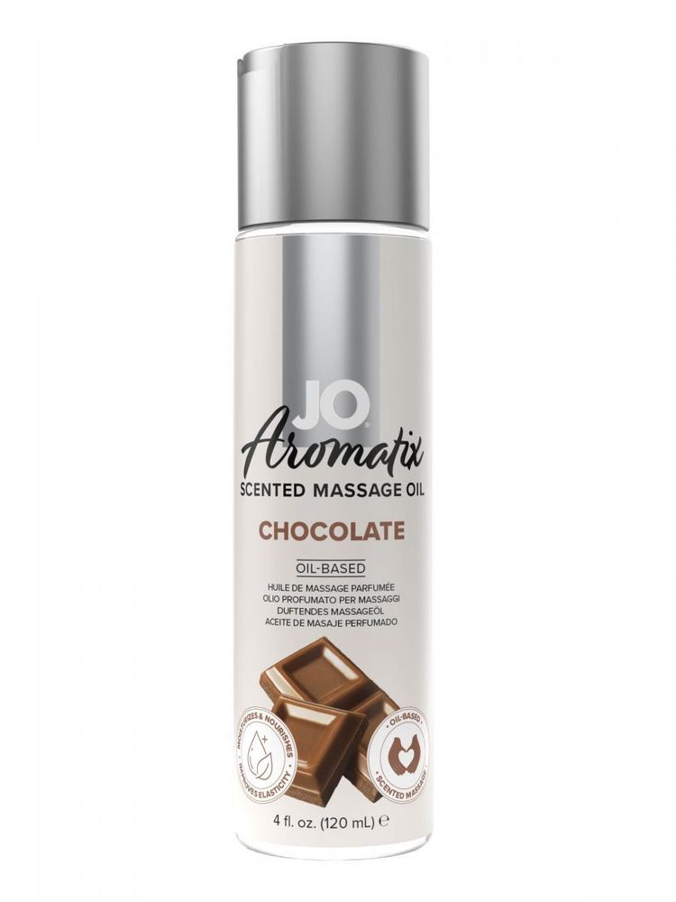 Массажное масло JO Aromatix Massage Oil Chocolate с ароматом шоколада - 120 мл.