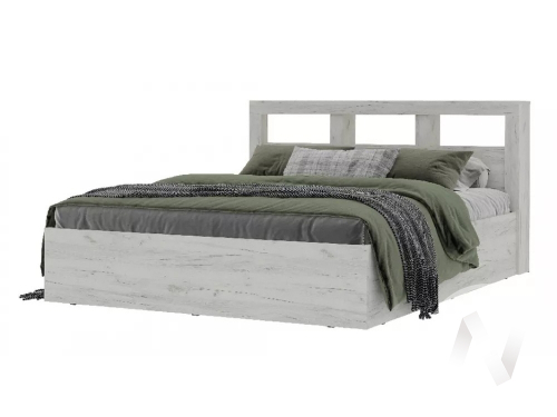 Кровать 1;6 МС Гранд (дуб крафт белый)