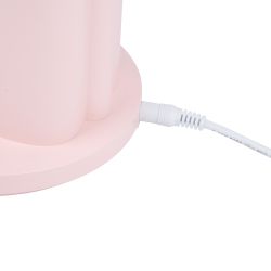 ULM-D150 15W-3000-6500K-DIM PINK Светильник настольный светодиодный с подставкой под телефон и канцелярские принадлежности. С ночной подсветкой. Сенсорный выключатель. Диммер. Розовый. TM Uniel