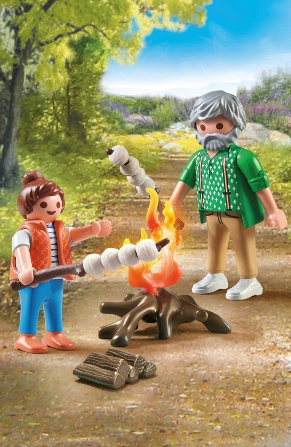 Конструктор Playmobil my Life - Дедушка, маленькая девочка и костер с  зефиром - Плеймобиль 71513 купить в Москве | Доставка по России.