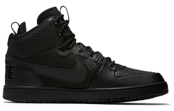 Мужские кроссовки Nike Court Borough Mid Winter 'Triple Black' AA0547-002