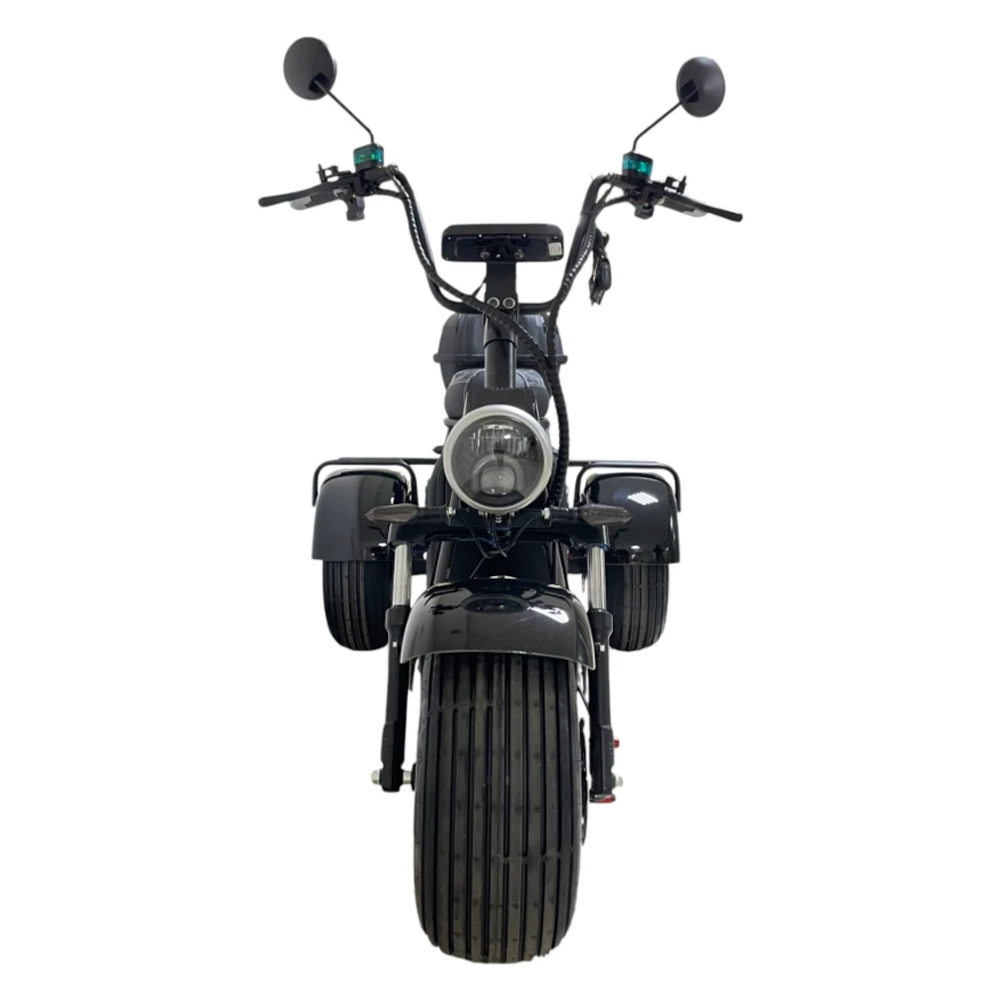 Электроскутер CITYCOCO X7 Pro TRIKE Черный глянец