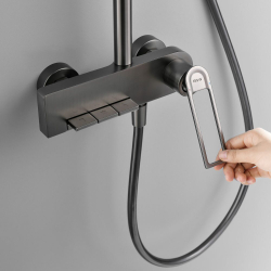 Душевая система Black&White Universe Gun Metal (UK9900MG)