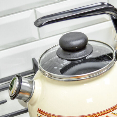 Чайник 2л со свистком "Шоколад"