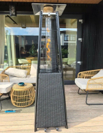 Уличный газовый обогреватель WWT 13I ROTANG Black mini + Чехол