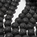 Лава вулканическая натуральная, 18,2мм, шар