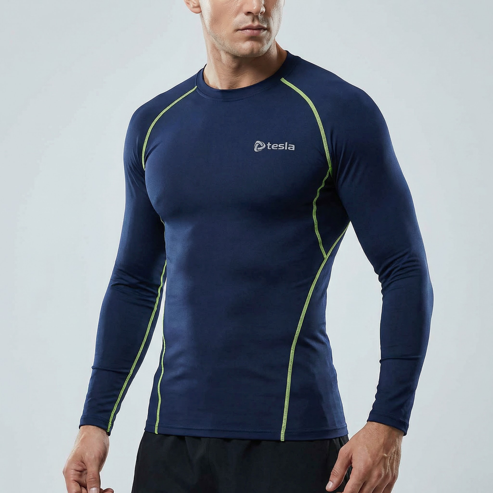 Рашгард Tesla Dark Blue LS