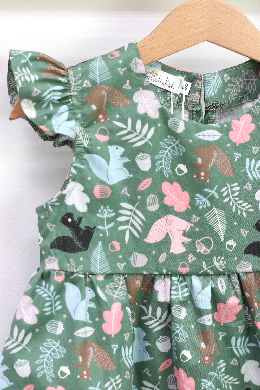 Платье из 100% премиального хлопка «Лесная сказка»