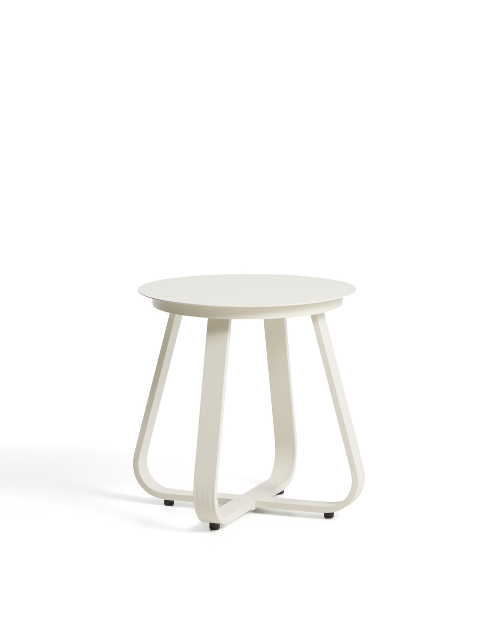 Уличный столик Tamaris из алюминия цвета экрю Ø48 см