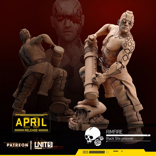 Тюремные бунты Cyberpunk - Prison Riots Миниатюры 32-56-75mm (75mm / 5)