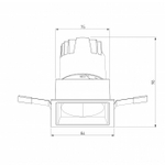 Встраиваемый светильник Elektrostandard Inline a064615