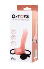 Фаллоимитатор с грушей ToyFa A-toys 19,5 см