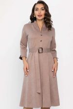 Платье трикотажное Дарьяна НЬЮ (бежевое) П14304-18М LT Collection