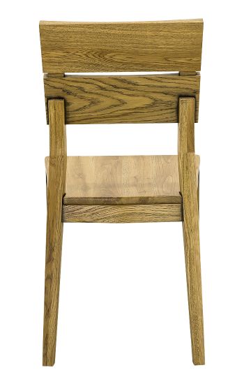 Стул Кёльн (дуб/тон Светлый дуб с черной патиной 004/жесткое сиденье)