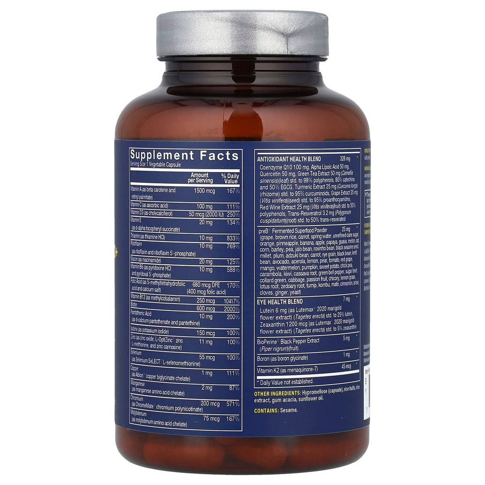 Vthrive, Bioactive Women's 50+ One Daily Multi, 60 растительных капсул