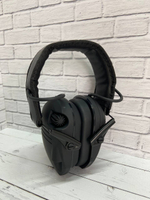 Тактические наушники с шумопоглощением / Черные