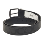 Пояс COACH /PVC 3.8cm, F64839-BKBK