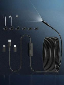 Видеобороскоп для смартфона, 10M, подходит для Android/IOS/планшетов, питание от USB, используется для исследования узких мест