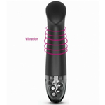 Вибратор Mystim Right on Ron с электростимуляцией, черный