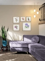 Картина на натуральном холсте "Весенний прованс" 35*35 см