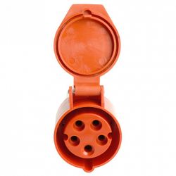 Розетка переносная разборная с заземлением и крышкой Stekker RST 49441