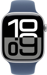Смарт-часы Apple Watch Series 10 M/L 46 мм серебристый-синий