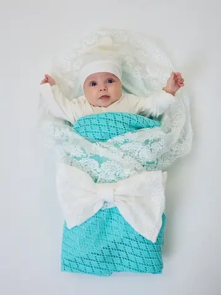 Конверт на выписку для новорожденных летний