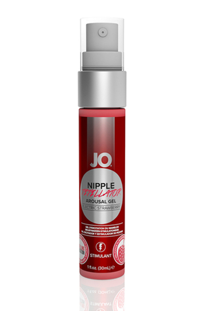 Стимулирующий гель для сосков JO Nipple Titillator Electric Strawberry (30 мл)