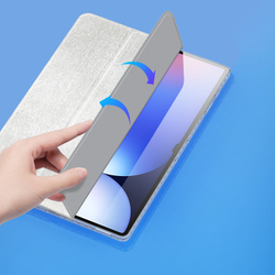 Чехол книжка зеленого цвета от Dux Ducis для Samsung Galaxy Tab S9 Ultra, Tab S10 Ultra и Tab S8 Ultra, серия Unid Series Case