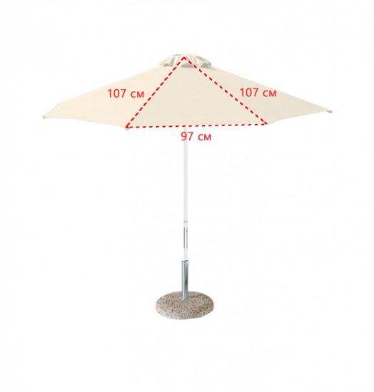 Зонт профессиональный Kiwi Clips 2500 тортора олефин Турция