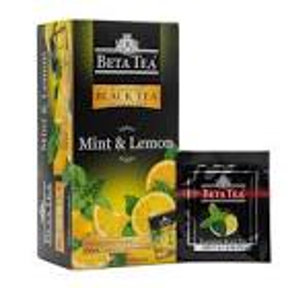 Бета Чай Мята и Лимон 25*1.5гр/24шт