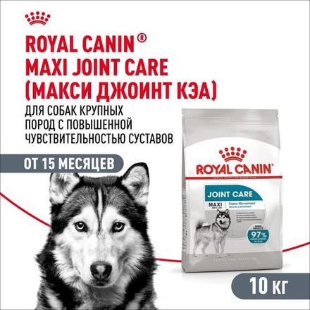 Royal Canin Maxi Joint Care Макси Джойнт кэа Корм сухой для взрослых собак крупных размеров с повышенной чувствительностью суставов 10кг