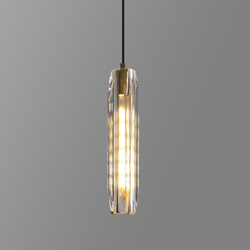 Подвесной светильник MT8851-1H bronze/clear