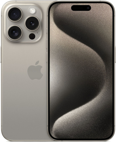 Apple iPhone 15 Pro 512 Гб Натуральный титан (Natural Titanium) MTUK3 Смартфон