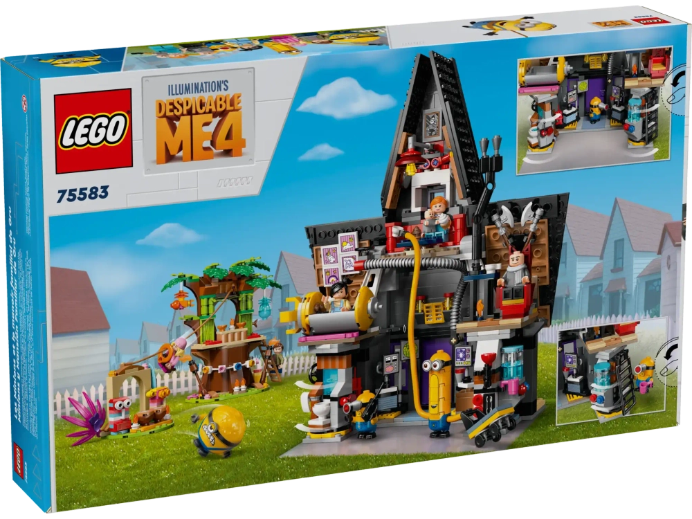 Конструктор LEGO Гадкий я 4 75583 Особняк миньонов и семьи Грю