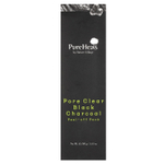 PureHeals, Pore Clear Black Charcoal, отшелушивающая маска для лица, 100 г (3,53 унции)