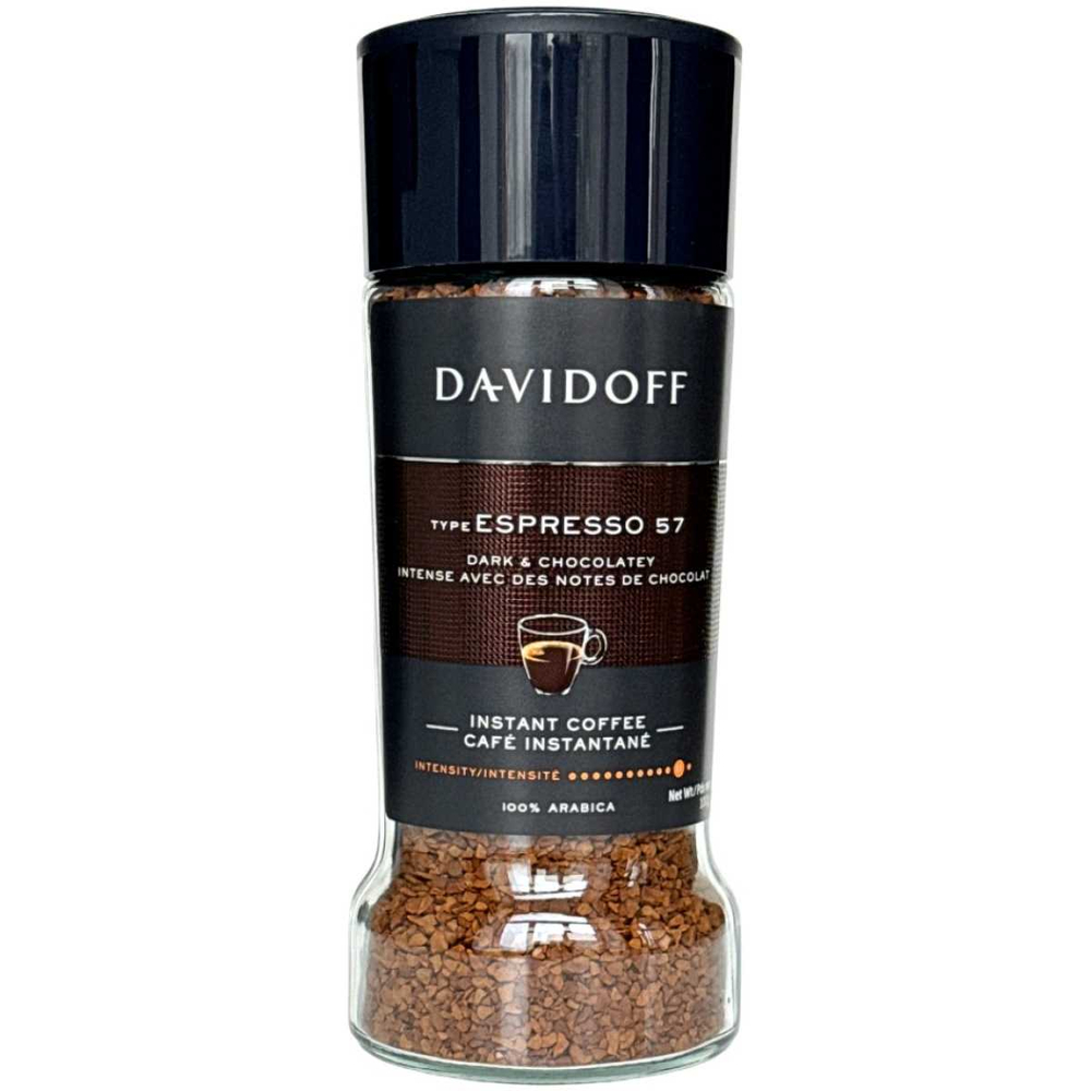 Кофе растворимый Davidoff Espresso 57, 100 г стеклянная банка (Давидоф)