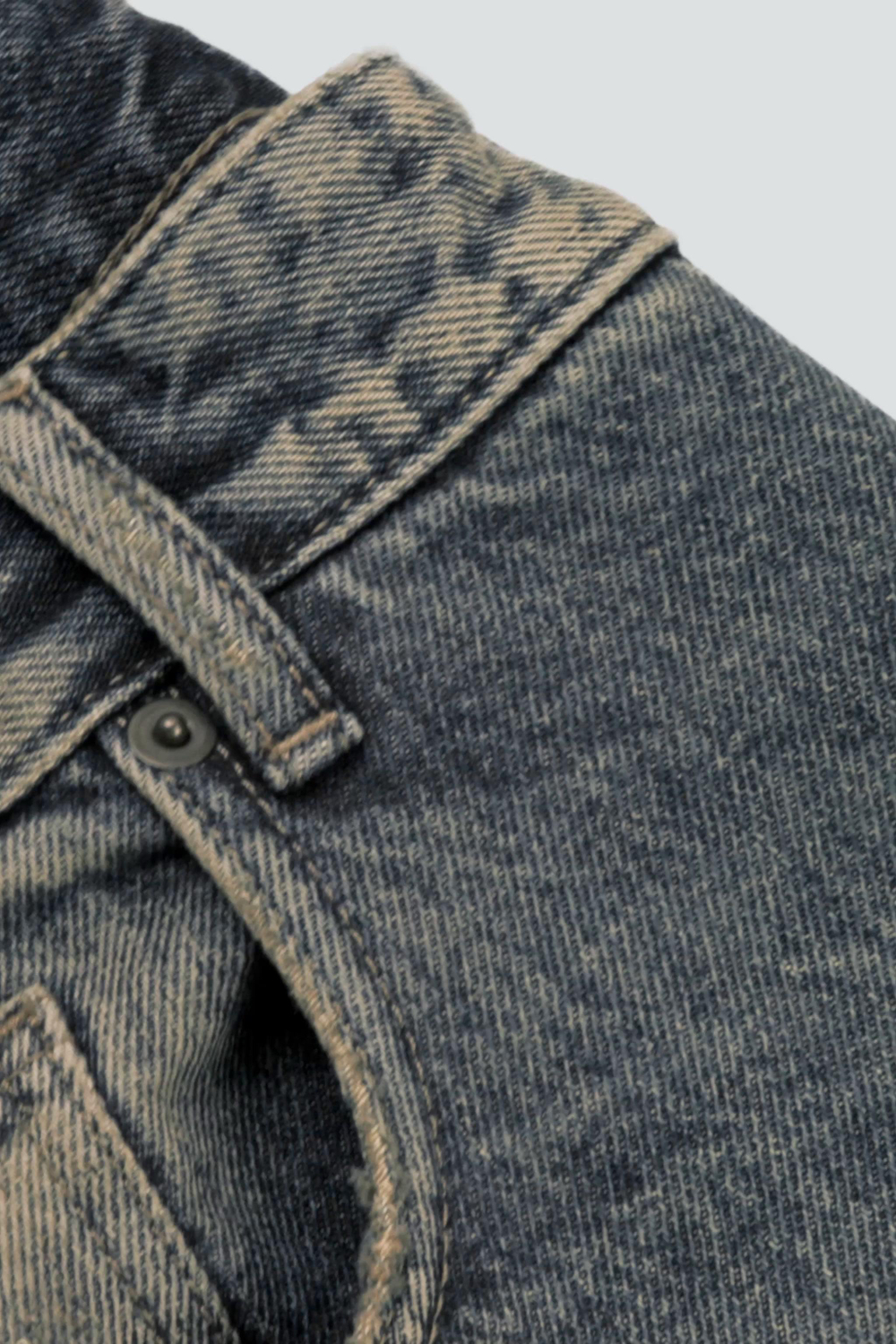 ZARA ДЖИНСЫ FLARE FIT С ЭФФЕКТОМ ПЯТЕН, ЧЕРНИЛЬНО-СИНИЙ