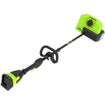 Greenworks GD40SS2 40В аккумуляторная снегоуборочная лопата (1 x 4 Ач, ЗУ) ковш 30 см, выброс 7.6 м 2603107UB