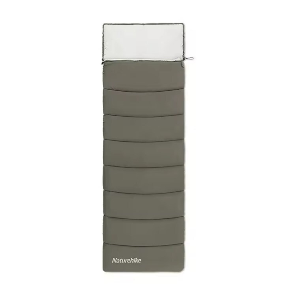 Мешок спальный Naturehike Lingdong, 225х75см, (ТК: +7C), (правый), зеленый