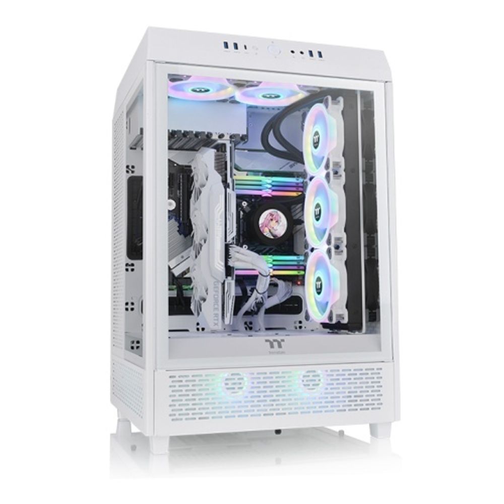 Корпус THERMALTAKE The Tower 500 Snow (CA-1X1-00M6WN-00) White,Win