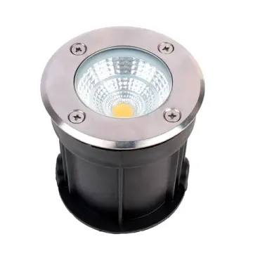 Уличный грунтовый светильник 5W 4000K A6205IN-1SS серебро Piazza Arte Lamp