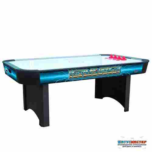 Игровой стол аэрохоккей «Разряд» для дома и семьи, 213×122×81 см