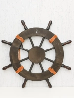 Декор для дома на стену "Штурвал" 62 см