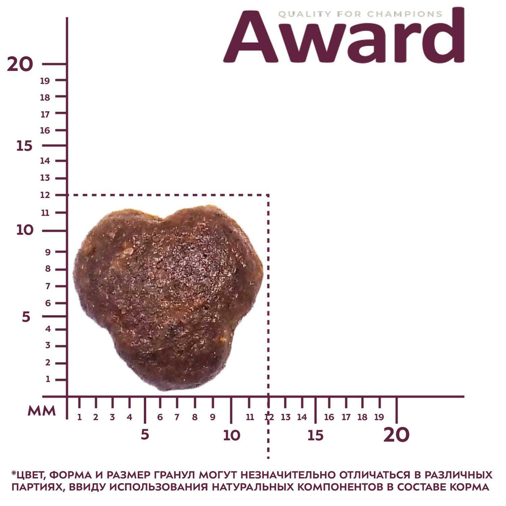 Корм для кошек AWARD  Indoor Big cats, 400 г, говядина и курица