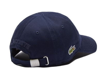 Теннисная кепка Lacoste Solid Gabardine Cap - navy blue