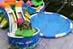 Надувной наземный аквапарк «Пруд с лотосами», 25*25*5 м