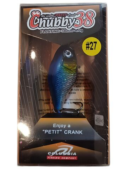 Воблер Columbia Chubby 38F цвет 27 для ловли жереха, голавля, форели и язя